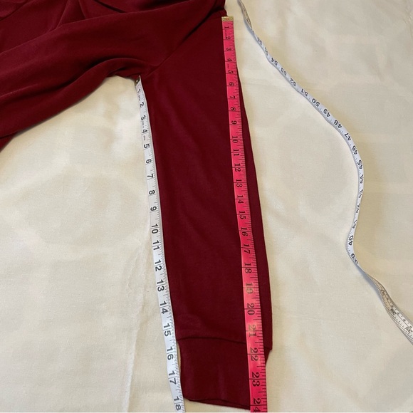 NWT Ranphee Women’s Long Sleeve Burgundy Tunic Tops Cowl Neck Sweater Maternity - Picture 13 of 14